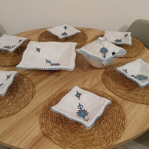 Service de table pour couscous 10 pièces